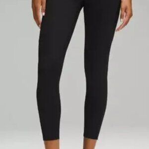 BUNDLE Size 4 lululemon fast and free leggings with pockets: Black and Blue